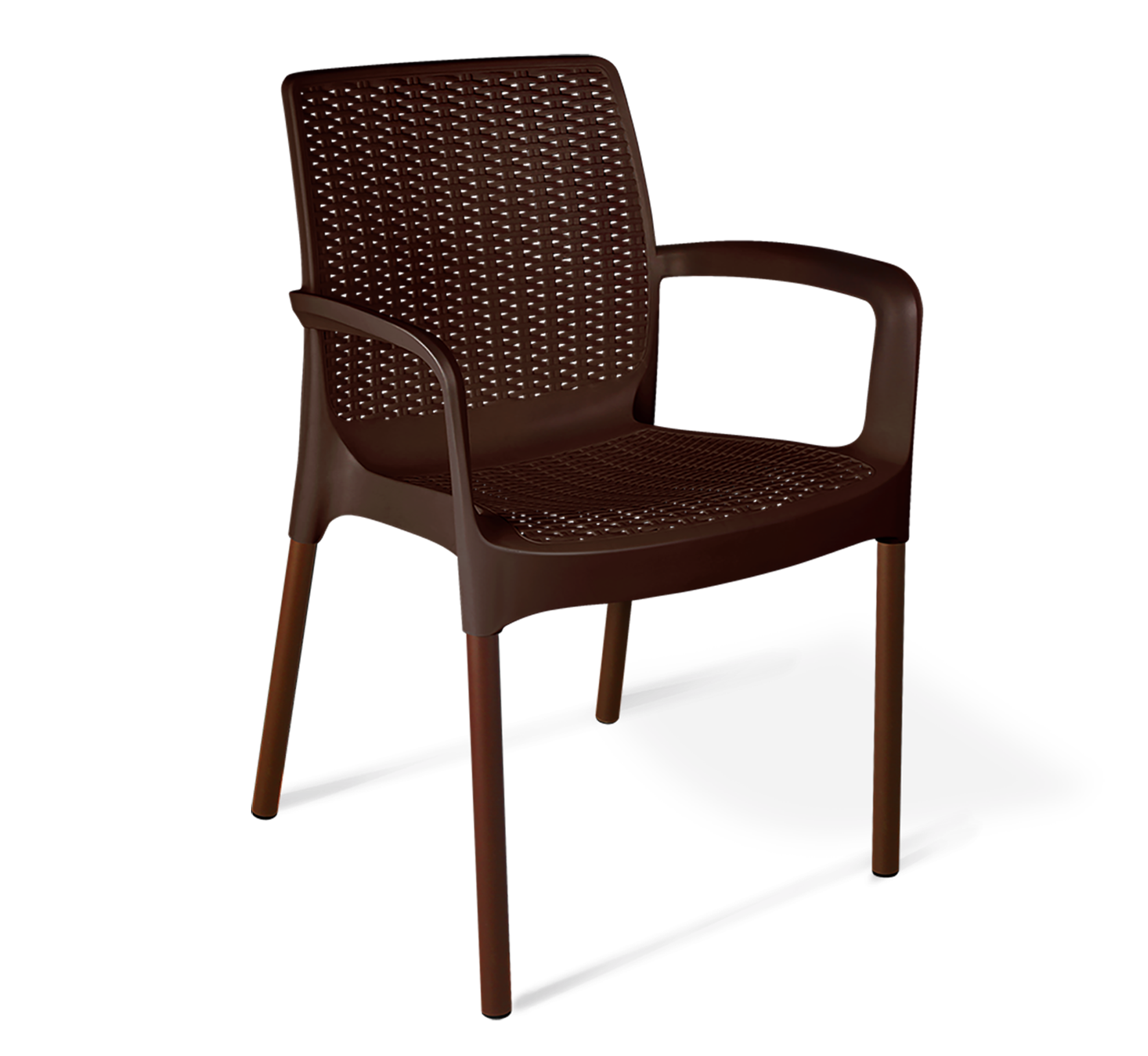 Плетеный стул SHT-S68 коричневый