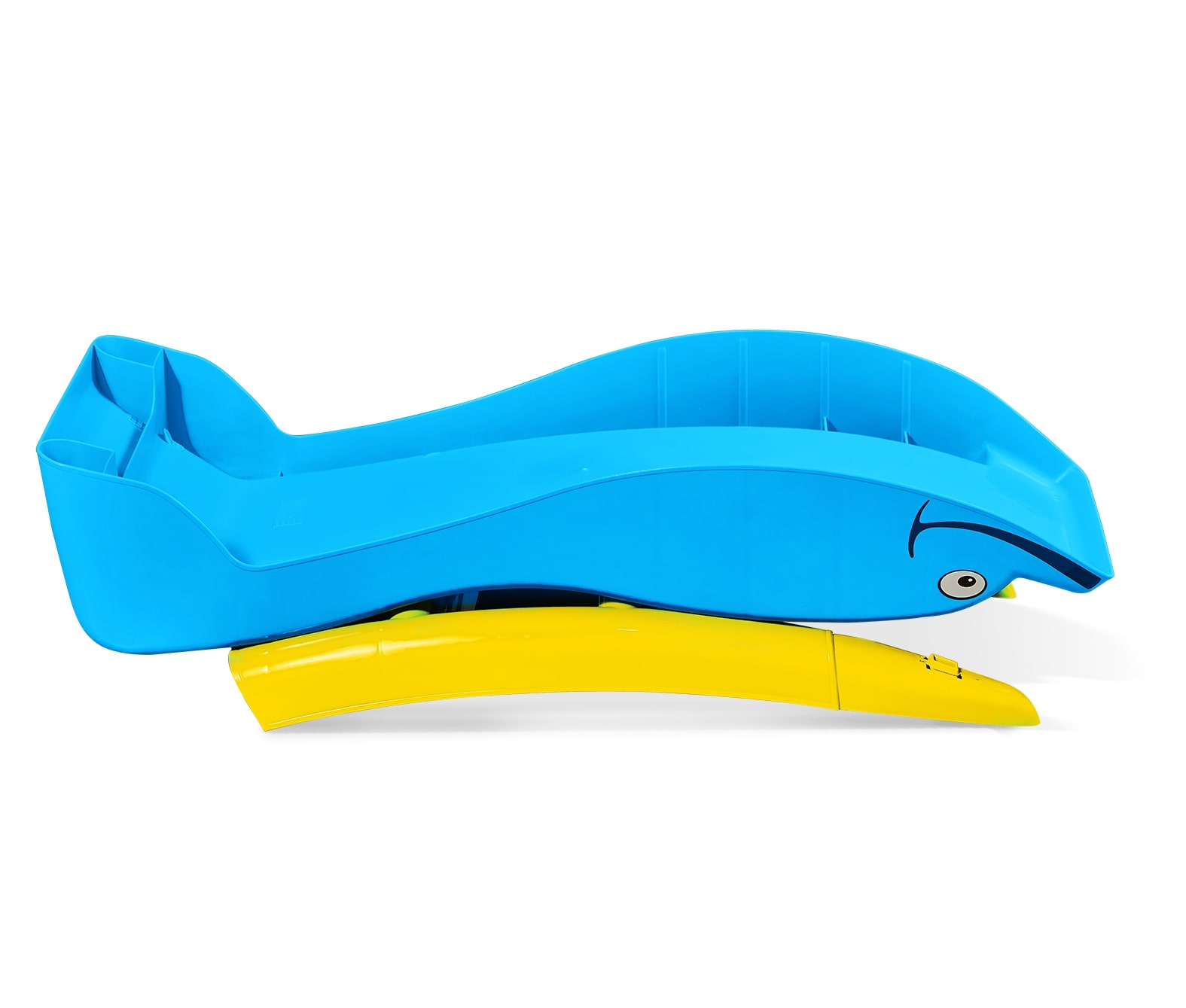 Игровая горка KIDS Дельфин 307 голубойжелтый - Дополнительные фотографии