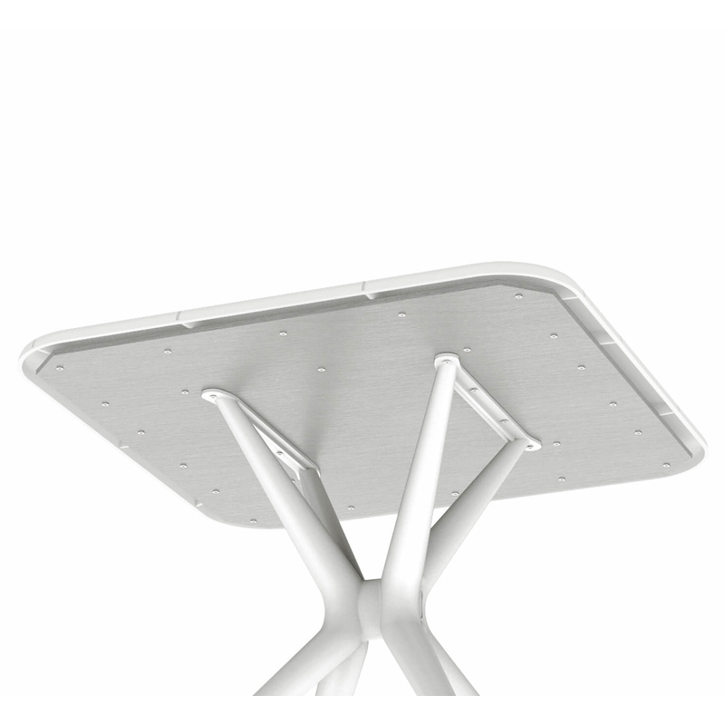 Пластиковый стол SHT-TU30/TT30 83/83 белый - фото №5