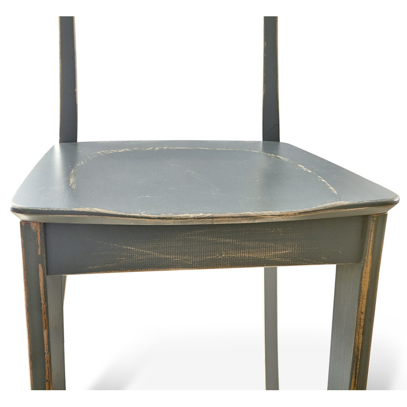 Деревянный стул  SHT-S63 серый - фото №5