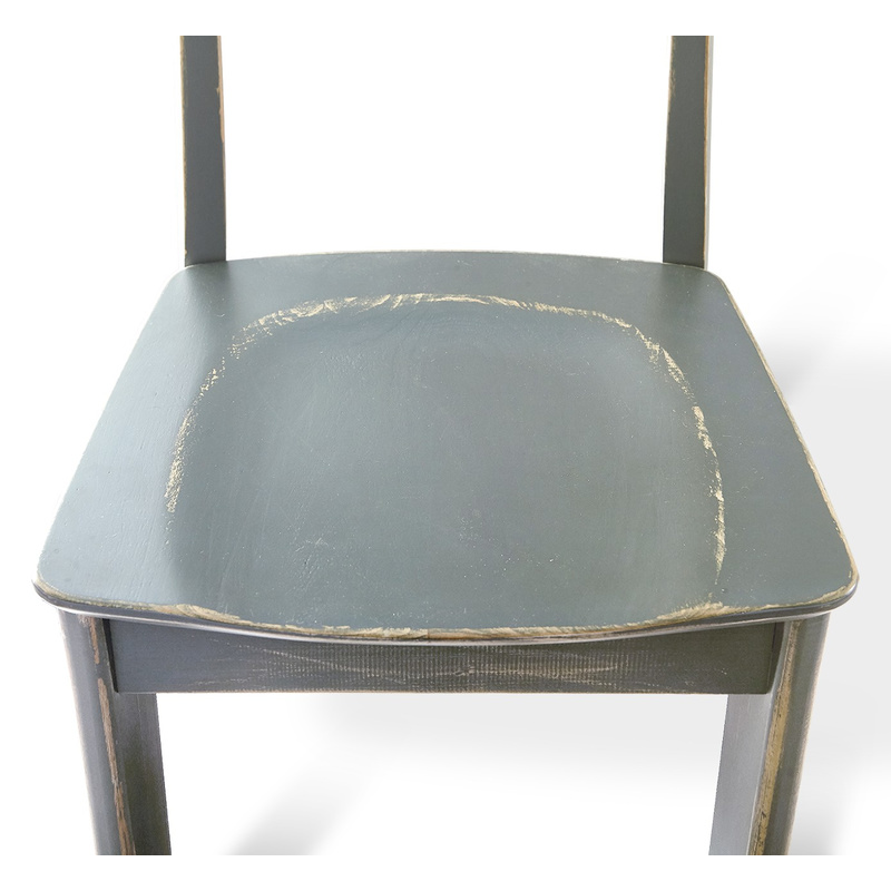 Деревянный стул  SHT-S63 серый - фото №9